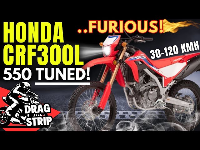 550 TUNED Honda CRF300L Tested: How Fast is it?!