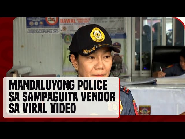 Babaeng sampaguita vendor sa viral video, lehitimong estudyante — Mandaluyong Police