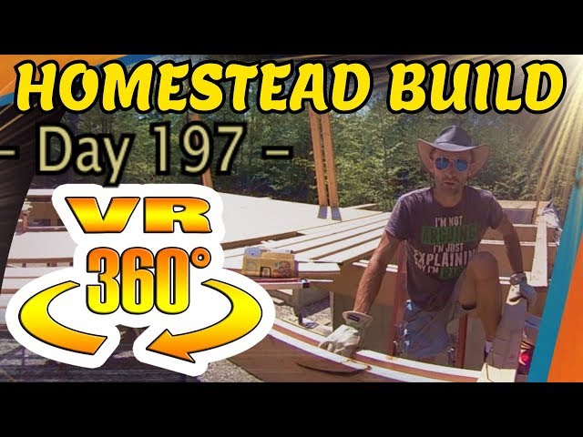 Homestead Building - Straightening Floor Joists Using Tools and Techniques