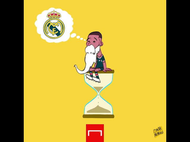 Mbappe waiting for Real Madrid