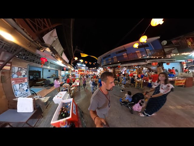 360° 100 Year Old Chinese Market Near Pattaya 18.06.2023