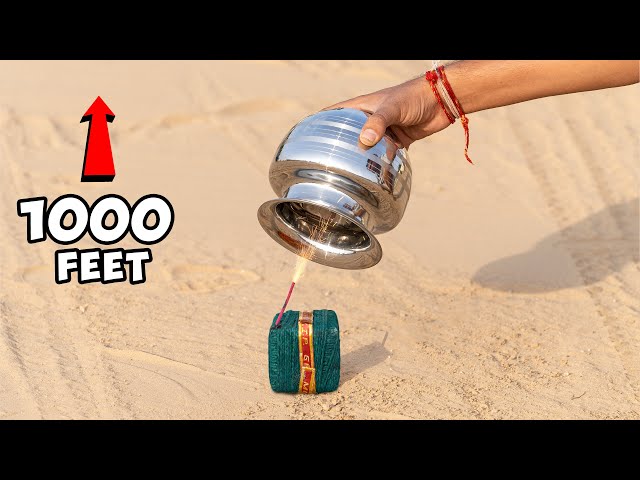 Steel Pot Vs Bomb💣 - Will It Fly...😂