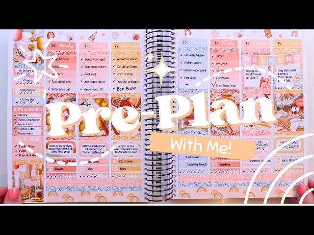 Pre-Plan with Me! Freeze Dried Ants?! (Boho Celebration Printable)