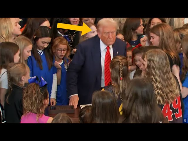 Trump signs anti-trans bill, gets creepy around little girls