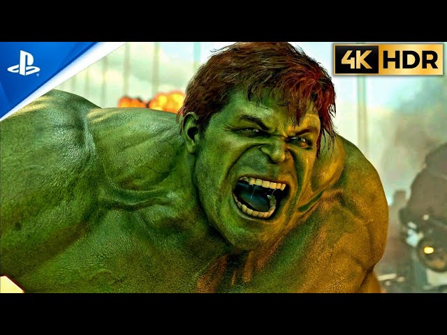 Marvel's Avengers Ps5 4k Ultra HD 60fps gameplay