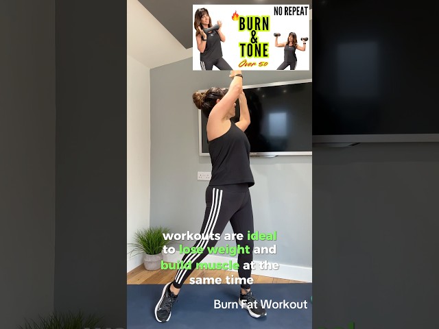 WOMEN OVER 50 | The Best Way To BURN FAT & TONE MUSCLE  | AT HOME #womenover50 #workoutsforwomen