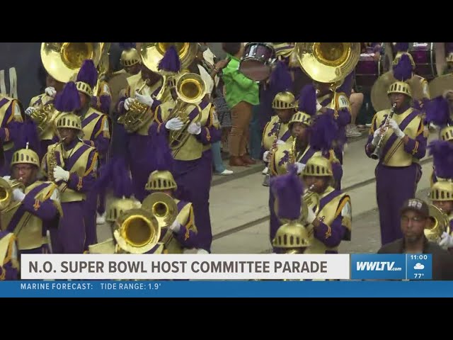 Super Bowl LIX Parade: St. Augustine High School Marching 100