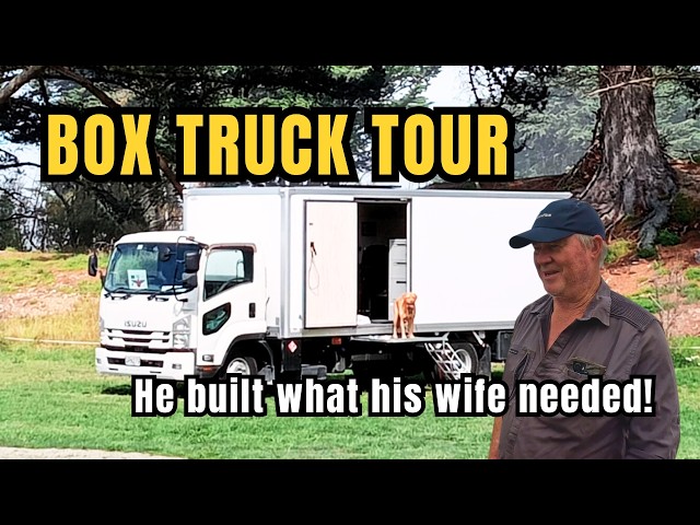 Stealth Box Truck House Conversion Tour, an Office and camper for the wife!