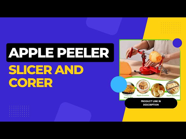 Demonstration Of The Apple Peeler, Slicer And Corer || Sheila Doolittle