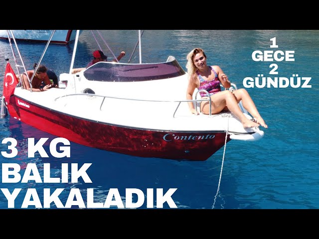 DENİZ,TEKNE,BALIK  1 gece 2 gündüz teknede kamp / Marinboat Samba Deluxe