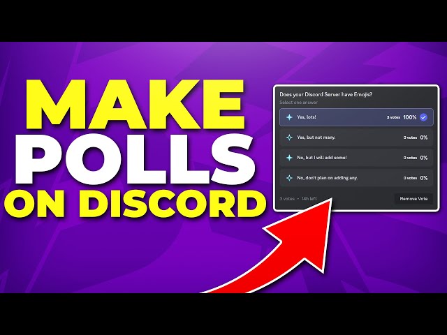 How to Make a Poll on Discord - NEW FEATURE