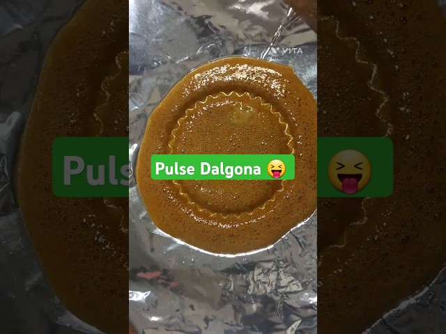 Pulse Dalgona 😋🍬 | LITTLEARTNMORE | #dalgona #pulse #shortsfeed