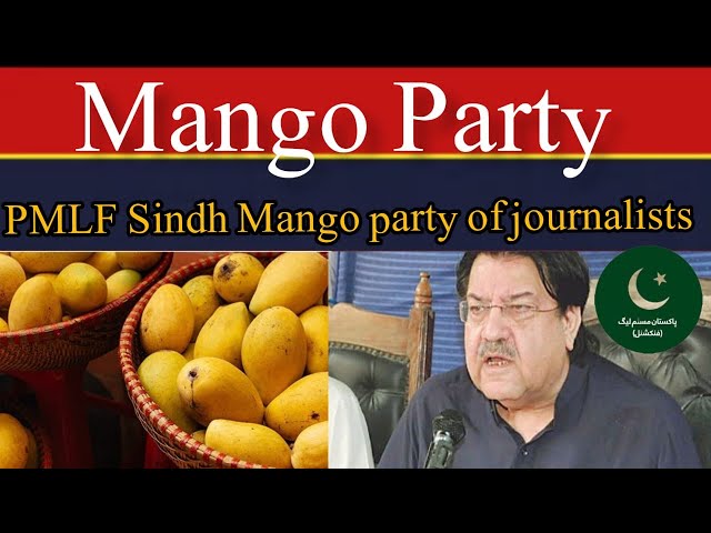 Mango Party | pmlf Sindh | Sardar Abdul Rahim | pak exclusive tv #mango #mangorecipe #party