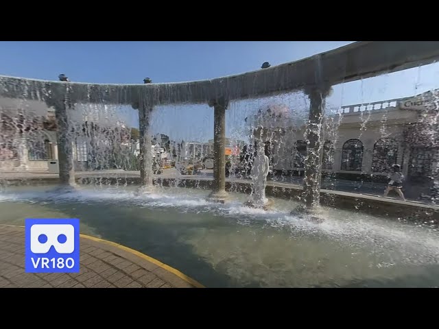 3D 180VR 4K Fountain of the Athenian Temple