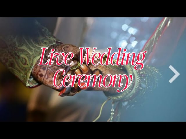 Live Wedding Ceremony 12/02/2025# Chandan Photography GSP