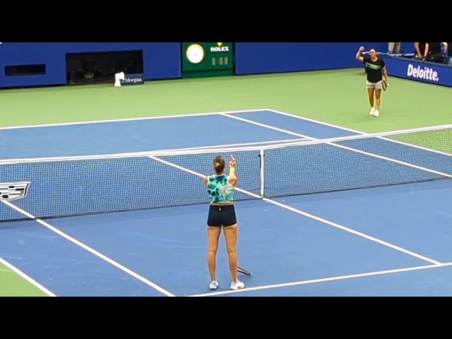 Aryna Sabalenka Angry Fingers Ons Jabeur after Epic Point