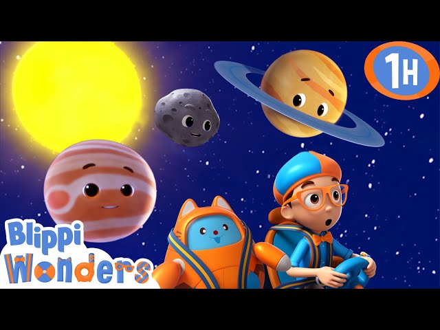 Blippi Meets TALKING PLANETS! | Blippi Wonders | Educational Cartoons for Kids