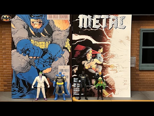 McFarlane Page Punchers Batman Joker Murder Machine Drowned Comic Dark Knight Returns Figure Review