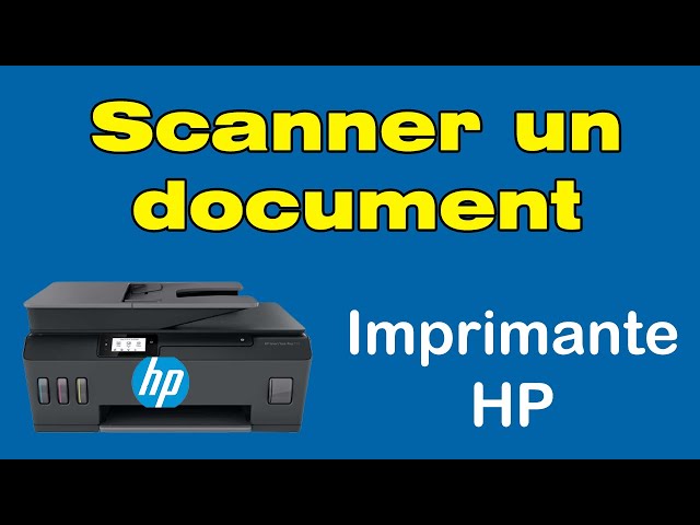 Comment scanner un document avec une imprimante HP ? 📄🖨️