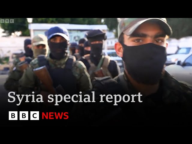 Syria frontline patrol: the rebel gunmen who now police the streets | BBC News