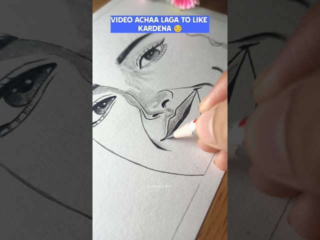 Krishna Ji Eyes Drawing 😍💖||Krishna Ji Outline Drawing 🙏☺️||#shorts