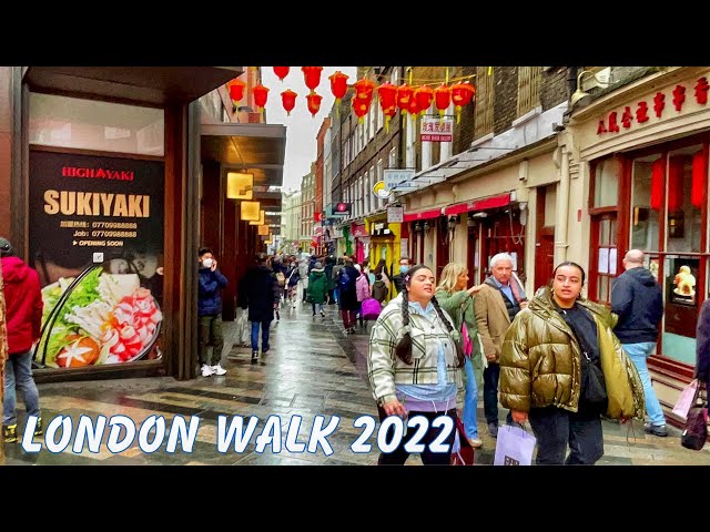 London Walk | St. James’s to Leicester Square Via Piccadilly, Chinatown | 4K HDR