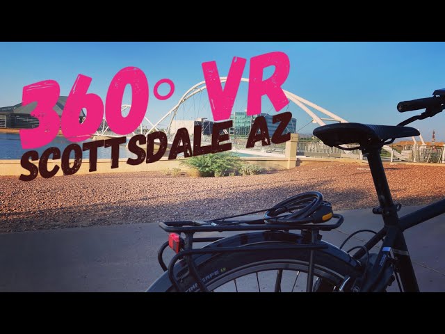 360° Virtual Bike Tour of SCOTTSDALE, ARIZONA - VR Cycling for Exercise Bikes & Indoor Trainers