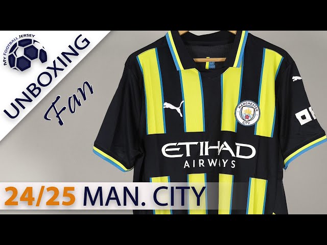 Manchester City Away Jersey 24/25 Grealish (CWJ2) Fan Version Unboxing Review