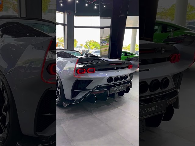 MANSORY Ferrari SF90 Spider exhaust sound flap