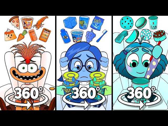 360º VR Insideout Emoji Color ASMR Mukbang