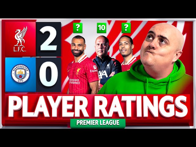 VAN DIJK & SALAH PHENOMENAL! SLOT MASTERCLASS YET AGAIN! Liverpool 2-0 Man City Player Ratings