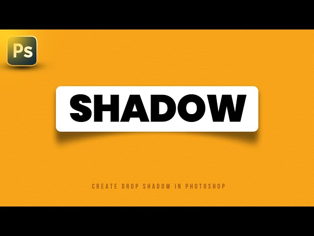 Drop Shadow Effect in Photoshop | Photoshop Tutorial |