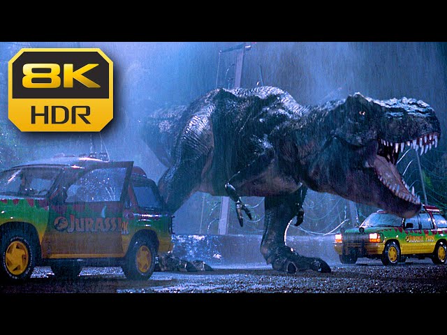 T-Rex Entry Scene (Jurassic Park) ● 8K HDR ● DTS X