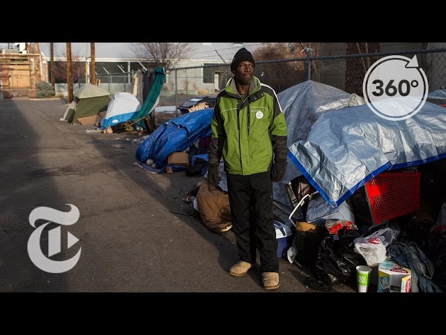 Sleeping on Denver’s Bitter Cold Streets | The Daily 360 | The New York Times