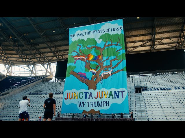 Juncta Juvant We Triumph | Making of the FC Cincinnati Pride Tifo