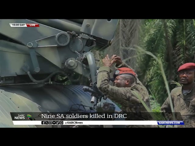 Reactions to 9 SA soldiers killed in DRC