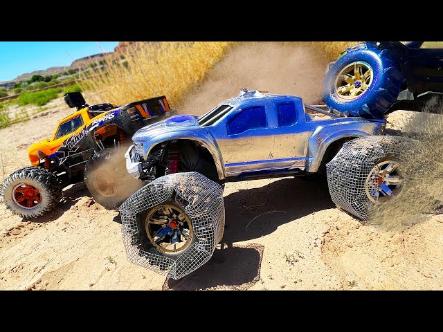 RC Car Custom Sand Wheels Dune Domination!