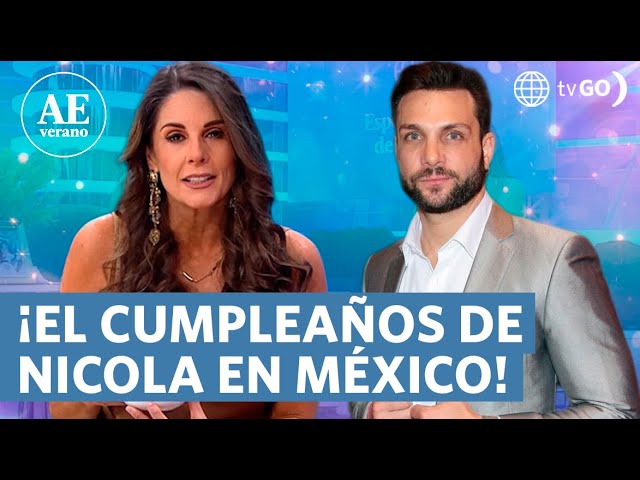 Nicola Porcella celebrated his birthday with Rafael Cardozo | América Espectáculos de verano (TODAY)