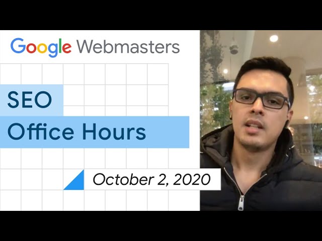 English Google SEO office-hours from October 2, 2020