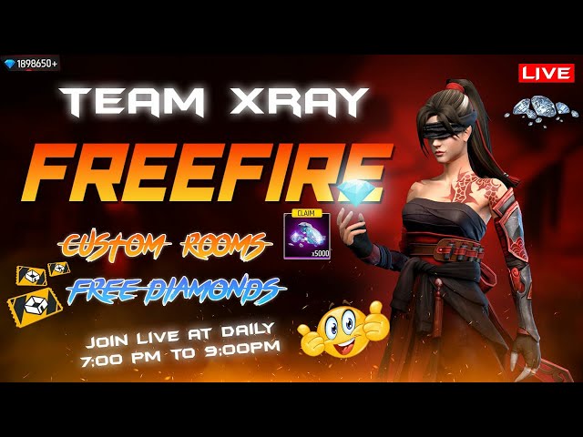 💎 FREEFIRE Live | Free Entry & Free Diamonds💎 💎| TEAM XRAY Mega Giveaway🔥#freefire #telugu gaming