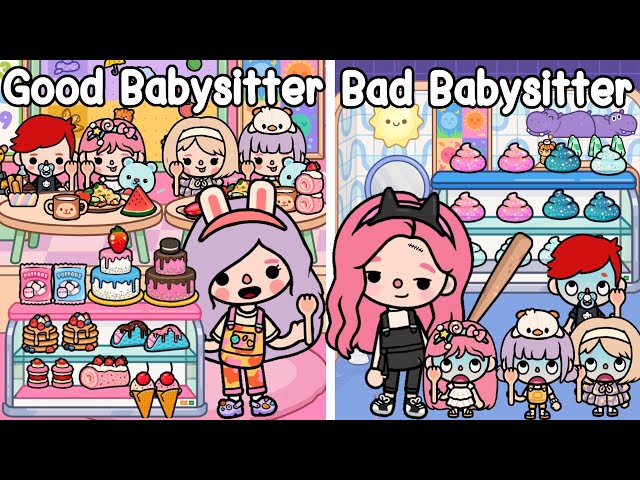 Good Babysitter VS Bad Babysitter 🍼😈 Sad Story | Toca Life Story | Toca Boca | Toca Life World