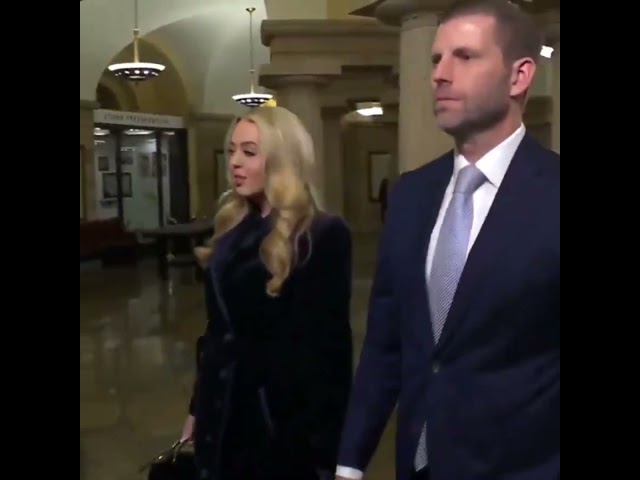 US President Trump's five children arrive at the U.S. Capitol ahead of his swearing-in