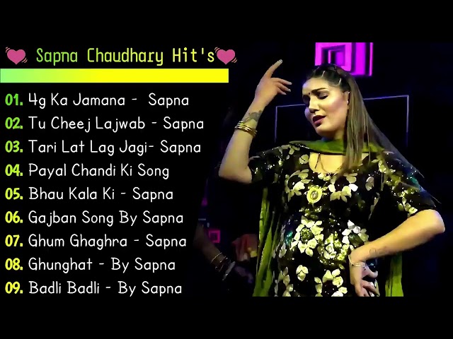 Sapna Choudhary New Haryanvi Songs   New Haryanvi Jukebox 2024   Sapna Choudhary All Superhit Songs