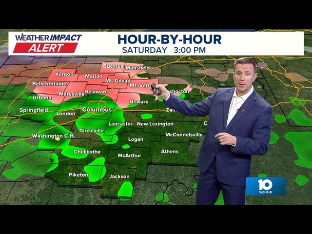 What to expect as freezing rain moves into central Ohio on Saturday