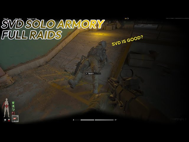 SVD SOLO is EASY? (5M+ FORBIDDEN ARMORY FULL RAIDS) - Arena Breakout Infinite PC