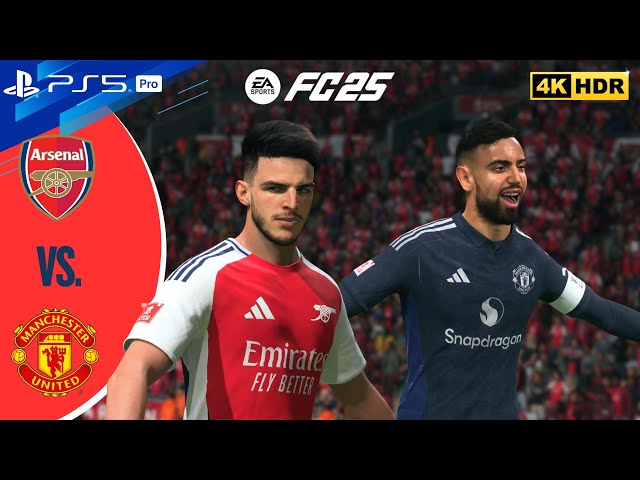 Arsenal v Manchester United | Full Match | Emirates FA Cup 2024-25 | FC 25 | PS5 PRO [4K60]