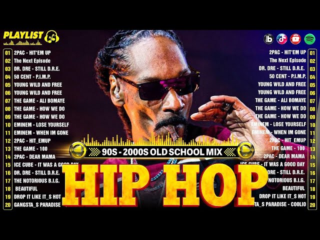 LEGENDARY OLD SCHOOL HIP HOP MIX 🔥🔥🔥 Snoop Dogg, 2Pac, Dr. Dre, Eminem, 50 Cent, Ice Cube & More