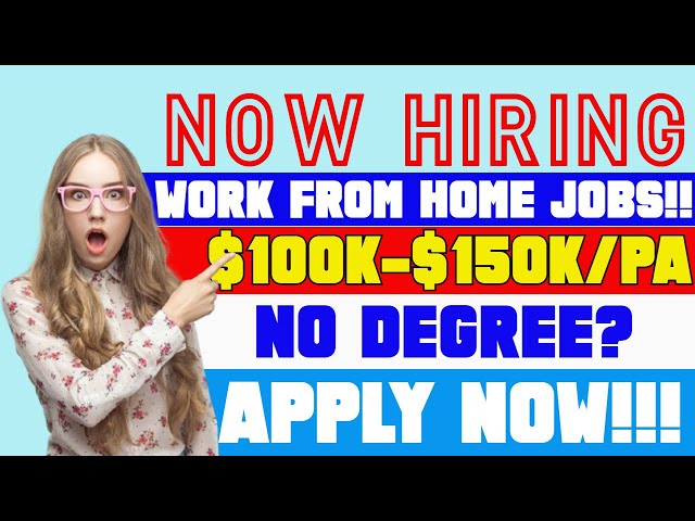 Work from Home Like a Pro: High Paying Remote Jobs | Apply Now!