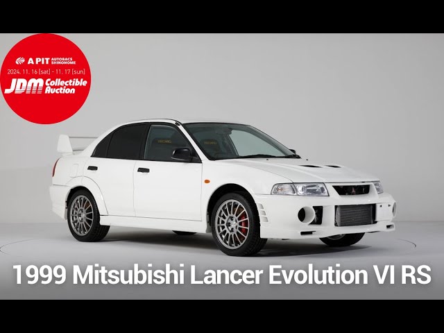 【JDM AUCTION】1999 Mitsubishi Lancer Evolution VI RS/ BINGO MEDIA