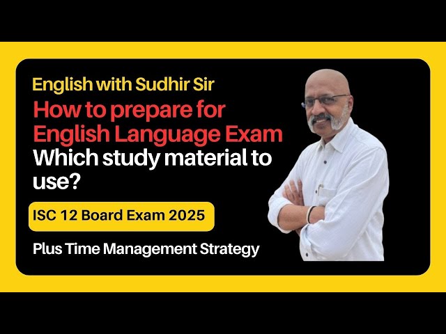 How to ace the ISC Class 12 English Language Exam 2025 | How to score full marks in Grammar